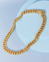 Brass Curb Chain Necklace