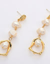 Gold-Plated Freshwater Pearl Earrings