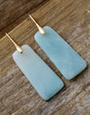 Natural Stone Geometric Shape Earrings