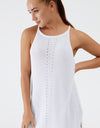 Round Neck Spaghetti Strap Sleeveless Cover Up