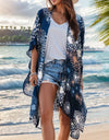 Lovelet Printed Open Front Cover-Up