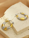 Titanium Steel Hoop Earrings