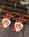 Wooden Dwarfs Pumpkin Dangle Earrings