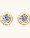 Moissanite 925 Sterling Silver Stud Earrings