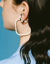 Stainless Steel Oil Drip Cuff Earrings