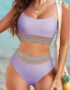 Scoop Neck Spaghetti Strap Bikini Set