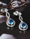 1 Carat Moissanite 925 Sterling Silver Earrings