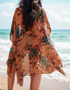 Lovelet Printed Open Front Cover-Up