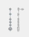 4 Carat Moissanite 925 Sterling Silver Earrings