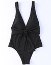 Plunge Wide Strap One-Piece Swimwear