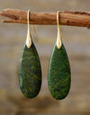 Natural Stone Waterdrop Shape Earrings