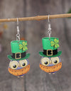 Owl Acrylic Dangle Earrings