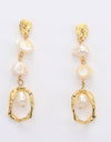 Gold-Plated Freshwater Pearl Earrings