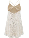 Sequin V-Neck Mini Cami Dress