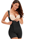 Full Size Side Zip Up Wide Strap Shapewear