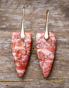 Natural Stone Geometric Shape Earrings