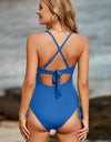 Cutout V-Neck Spaghetti Strap One-Piece Swimwear