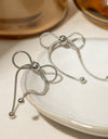 Stainless Steel Bow Earrings