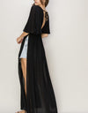 HYFVE Tie Back Maxi Split Cover Up Dress