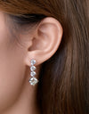 4 Carat Moissanite 925 Sterling Silver Earrings