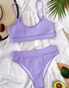 Scoop Neck Spaghetti Strap Two-Piece Swim Set