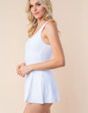 White Birch Sleeveless Performance Knit Swim Dress