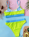 Scoop Neck Spaghetti Strap Two-Piece Swim Set