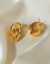 18K Gold-Plated Stud Earrings