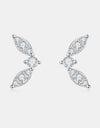 Moissanite 925 Sterling Silver Stud Earrings