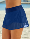 Elastic Waist Swim Skirt