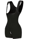 Full Size Side Zip Up Wide Strap Shapewear