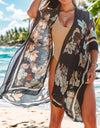 Lovelet Printed Open Front Cover-Up