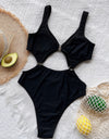 Cutout Plunge One-Piece Swimwear