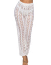 Cutout Drawstring High Waist Swim Pants