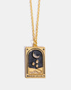 Tarot Card Pendant Stainless Steel Necklace