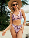 Printed Wide Strap Two-Piece Swim Set