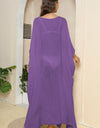 V-Neck Three-Quarter Sleeve Cover-Up