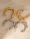 Stainless Steel C-Hoop Earrings