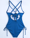 Cutout V-Neck Spaghetti Strap One-Piece Swimwear