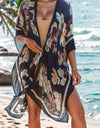 Lovelet Printed Open Front Cover-Up