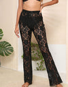 Lace High Waist Swim Pants