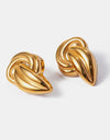 18K Gold-Plated Stud Earrings