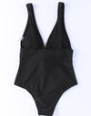 Plunge Wide Strap One-Piece Swimwear