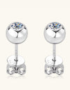 Moissanite 925 Sterling Silver Stud Earrings