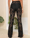 Lace High Waist Swim Pants