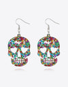 Acrylic Skull Drop Earrings