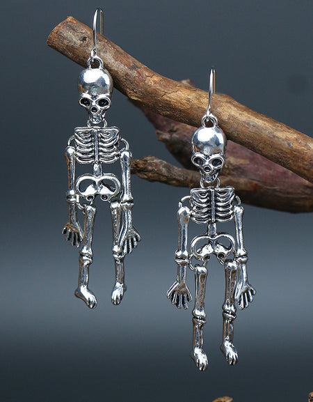 Skeleton Alloy Earrings