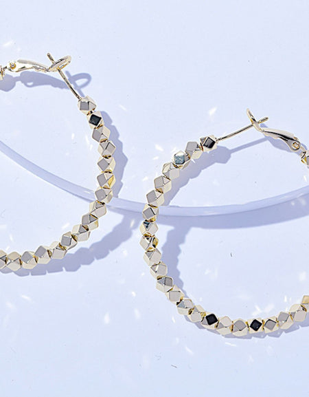 Alloy Hoop Earrings