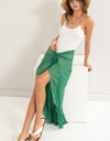 HYFVE Ruffle Trim Cover Up Sarong Skirt