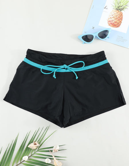 Full Size Drawstring Swim Shorts